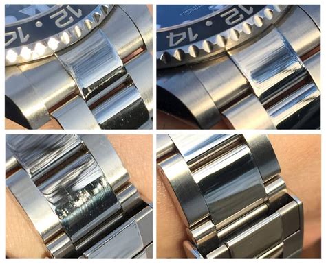 stainless steel polish scratch remover rolex explorer watch band|rolex gmt master 2 scratches.